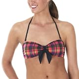 Isaac Mizrahi for Target Plaid Bandeau with Bow - Pink