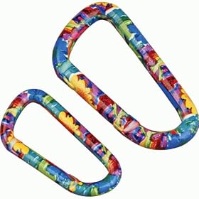 Carabiner � 6 x 60 mm Flower colored