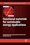Functional materials for sustainable energy applications