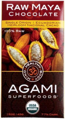 Agami Superfoods: Organic Raw Maya Chocolate Bar 1.50 Oz (12 Pack)