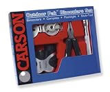 Carson OutDoorPak: 8x21 Tracker Binoculars Flashligh, 9-in-1 tool, Lensatic Compass TZ-401 Outdoor Gift Pack