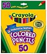 Crayola Colored Pencils - 50/Pkg Long