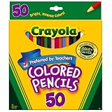 Crayola 50ct Long Colored Pencils ~ Crayola