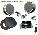 UNiQ Cycle Sounds Motorcycle Audio Speaker System - Low Profile Edition