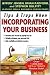 Tips & Traps When Incorporating Your Business (Tips and Traps)