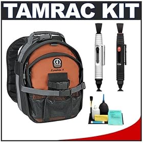 Tamrac 5273 Expedition 3 Photo Backpack (Rust) + Accessory Kit for Canon Rebel XSi, XS, T1i, XTi, 40D, 50D, Nikon D40, D60, D5000, D90, D300, D700, Olympus Evolt E-30, E-450, E-520, E-620, and Sony Alpha A200, A300, A350, A700 Digital SLR Cameras