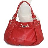 Large Slouchy Hobo Handbag (Red)