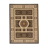Radici USA Biltmore I 5 x 8 Black Area Rug