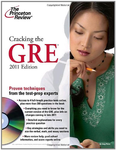 Cracking the GRE with DVD, 2011 Edition (Graduate School Test Preparation)