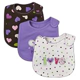 Just One Year- 3pk Bib - Lilac Love