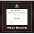 DePaul Univ Gold Embossed Medallion 18x14 Diploma Frame