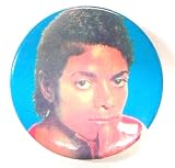 Michael Jackson-Vintage Original 1980's Button!!~ Rare LARGE Button!!~ Approx...