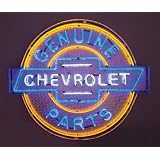 Chevrolet Diamond Plate Neon Sign by On The Edge
