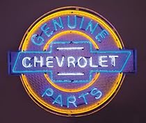 Chevrolet Diamond Plate Neon Sign