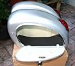 Silver Honda Yamaha Suzuki Kawasaki Saddlebag Hard Bags