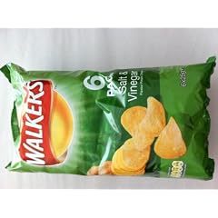 Walkers Chips Salt & Vinegar - 6 x 25gr