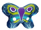 Squishy Foam Bead Butterfly Bed Pillow