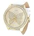 GUESS White Leather Strap Watch