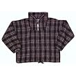 Earth Ragz Recycled Fibers - Plaid Zip Neck Jacket