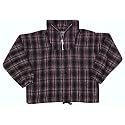 Earth Ragz Recycled Fibers - Plaid Zip Neck Jacket