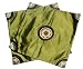 Green Embroidered Flower Chinese Silk Pillowcases (A Pair)