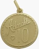 Yellow Gold Adorable #10 Age Expression Pendant