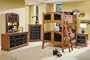 Kids Bedroom Furniture Set with Bunk Bed - B22-BSET-1
