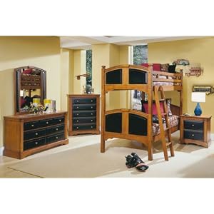 Kids Bedroom Furniture Set with Bunk Bed - B22-BSET-1