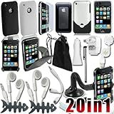 20 ACCESSORIES CASE+HEADPHONE+CHARGER FOR IPHONE 3G 3GS