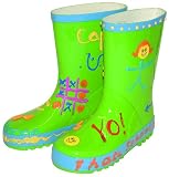 Funky Green Wellies size 8-9