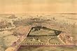 Lithograph, Boston Aerial View, Published by John Bachmann, 1850 - 16x20-inch - Fine-Art-Quality Photographic Print of an Image from the Library of Congress Collection