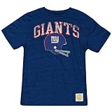 NFL New York Giants Buttonhook Tri-Blend Tee Mens