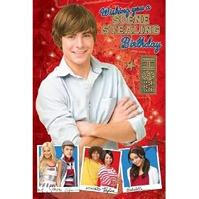 High School Musical 3 Birthday Card & Keyring - 9 x 5