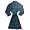 Pleetway - Mens Big And Tall Flannel Plaid Robe, Green, Navy (Size 2XL/3XLTall)