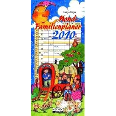 Mond Familienplaner 2010: F�r bis zu 6 Personen - Wandkalender mit Illustrationen von Gisela D�rr