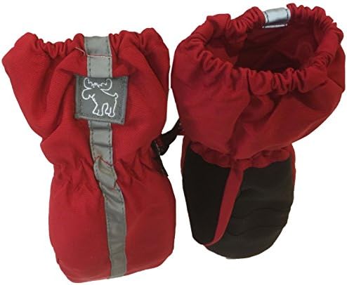 3M 40 gram* Thinsulated Insulation Kids Waterproof Cold Weather Snow Mitten Gloves with Reflective Strip - 3 to 5 years old (Black)