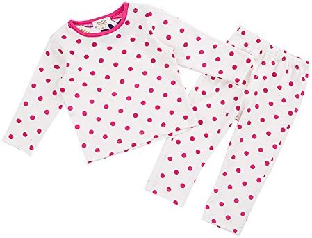 Oissie Baby Girls Polka Dot Tee Set 2 Piece Pajama 3T White Dot