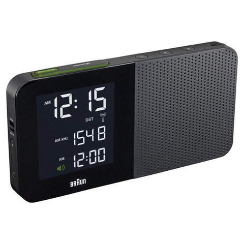 Braun BNC010BK-RC Digital Alarm Clock Radio Black