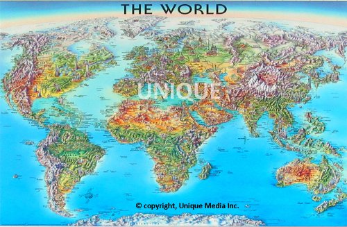The World Laminated Map