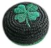 Lucky Clover Embroidered Hacky Sack, Footbag