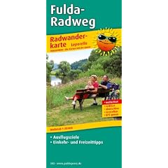 Radwanderkarte Fulda-Radweg: Mit Ausflugszielen, Einkehr- und Freizeittipps, reissfest, wetterfest, abwischbar, GPS-genau. 1:50000: Radwanderkarte ... beschriftbar und wieder abwischbar