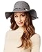 Inc International Concepts Chain and Faux-Suede Band Floppy Hat Gray, One Size
