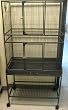New Large Wrought Iron 3 Levels Ferret Chinchilla Sugar Glider Cage 30"Length x 18"Depth x 62"Height W/Stand on Wheels *Black Vein* New Large Wrought Iron 3 Levels Ferret Chinchilla Sugar Glider Cage 30"Length x 18"Depth x 62"Height W/Stand on Wheels *Black Vein*