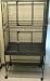 New Large Wrought Iron 3 Levels Ferret Chinchilla Sugar Glider Cage 30"Length x 18"Depth x 62"Height W/Stand on Wheels *Black Vein*