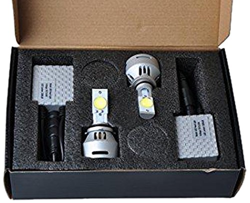 New Brights LED Headlight Conversion Kit All Bulb Sizes 80W 6400LM Cree LED Replaces Halogen and HID Bulbs 9005 (HB3) H10 (9145)