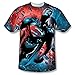 Superman Red Sun Sublimated Adult T-Shirt