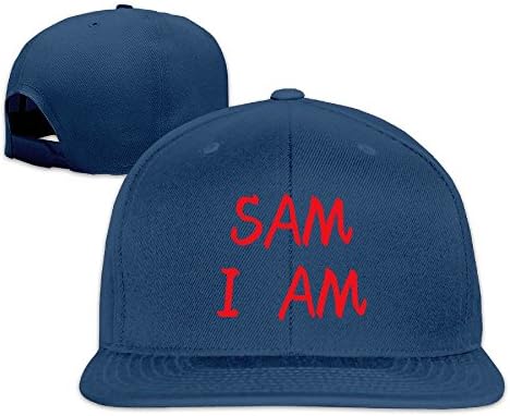 Cool I Am Awesome Snapback Flat Baseball Cap Navy