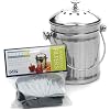 RSVP Endurance Stainless Steel 0.5 Gallon Mini Compost Pail