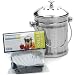RSVP Endurance Stainless Steel 0.5 Gallon Mini Compost Pail