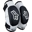 Fox Racing PeeWee Titan Youth Elbow Guard MotoX/Off-Road/Dirt Bike Motorcycle Body Armor - Color: Black/Silver, Size: PeeWee (ages 4-7)